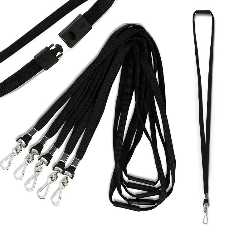 Custom Lanyards with Removable Snap Keychain Lanyard Holder Polyester Id Badge Lanyard