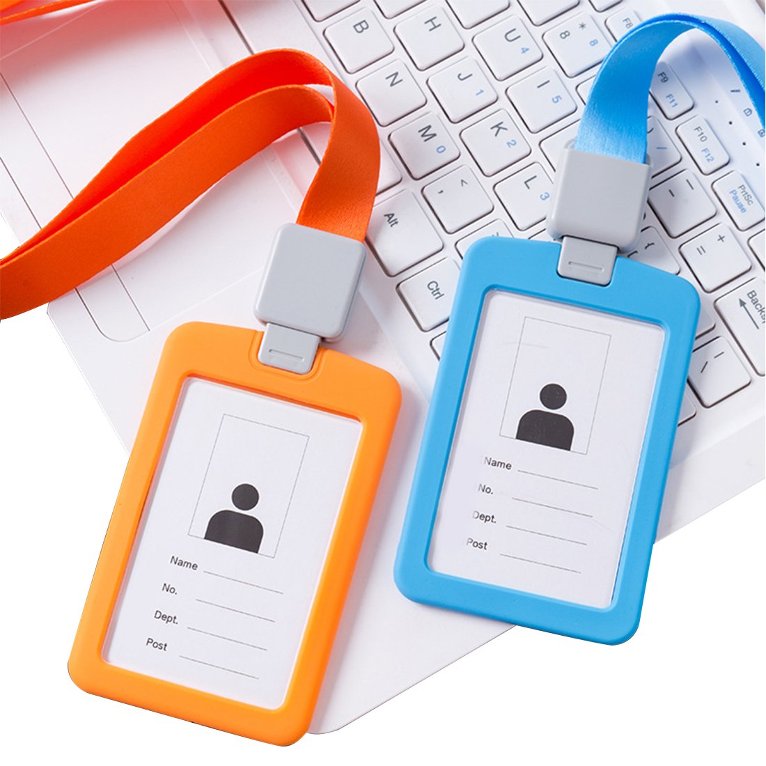 Promotional Customized Multi Color Low Price Plastic Waterproof Printed Logo Id Card Badge Holder Retractable