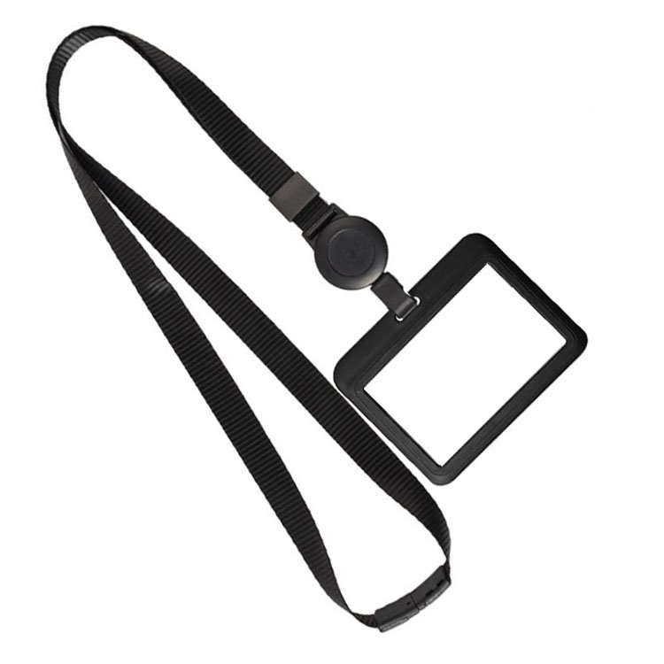 Cute Polyester Lanyard Custom Printable Logo Neck Retractable Card Holder Straps Lanyard With Id Card Badge Holder