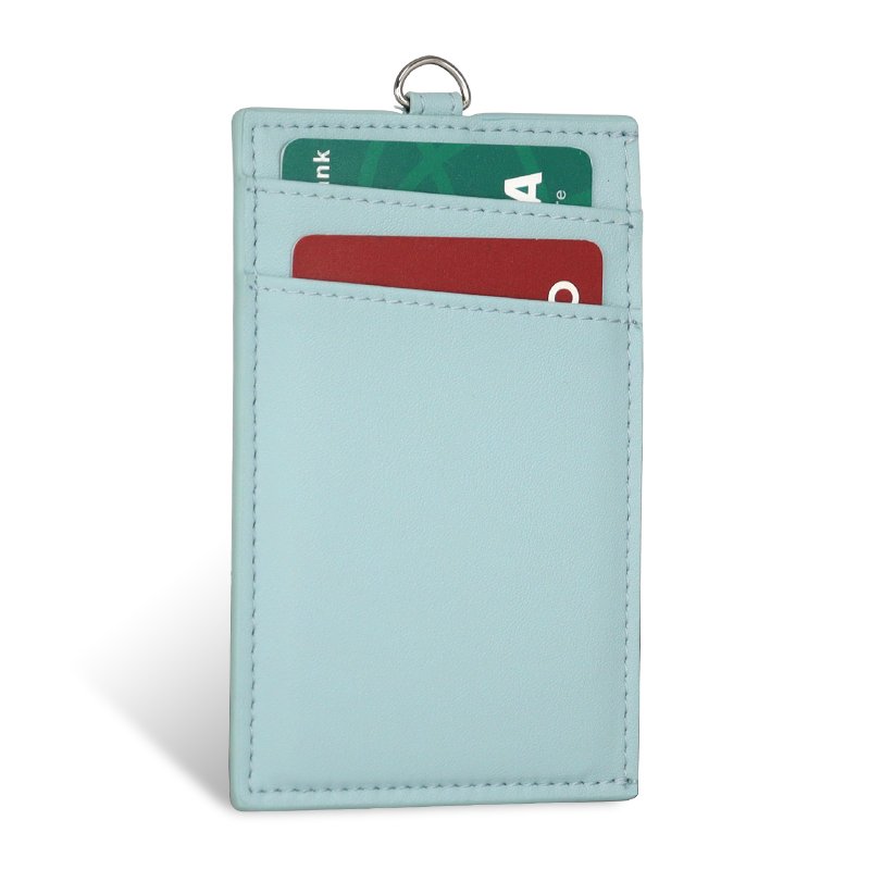 Wholesale Name Leather Id Lanyard Card Badge Holder Id Card Holder With Lanyard