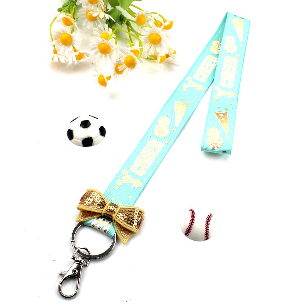 18inch Student Pass Lanyard Neck Hanging Lanyards For Keys Id Card Holder Employee Card Badge Holder Sport Cheerleading Keyring