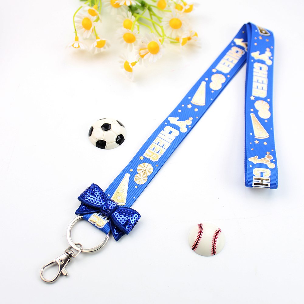 18inch Student Pass Lanyard Neck Hanging Lanyards For Keys Id Card Holder Employee Card Badge Holder Sport Cheerleading Keyring