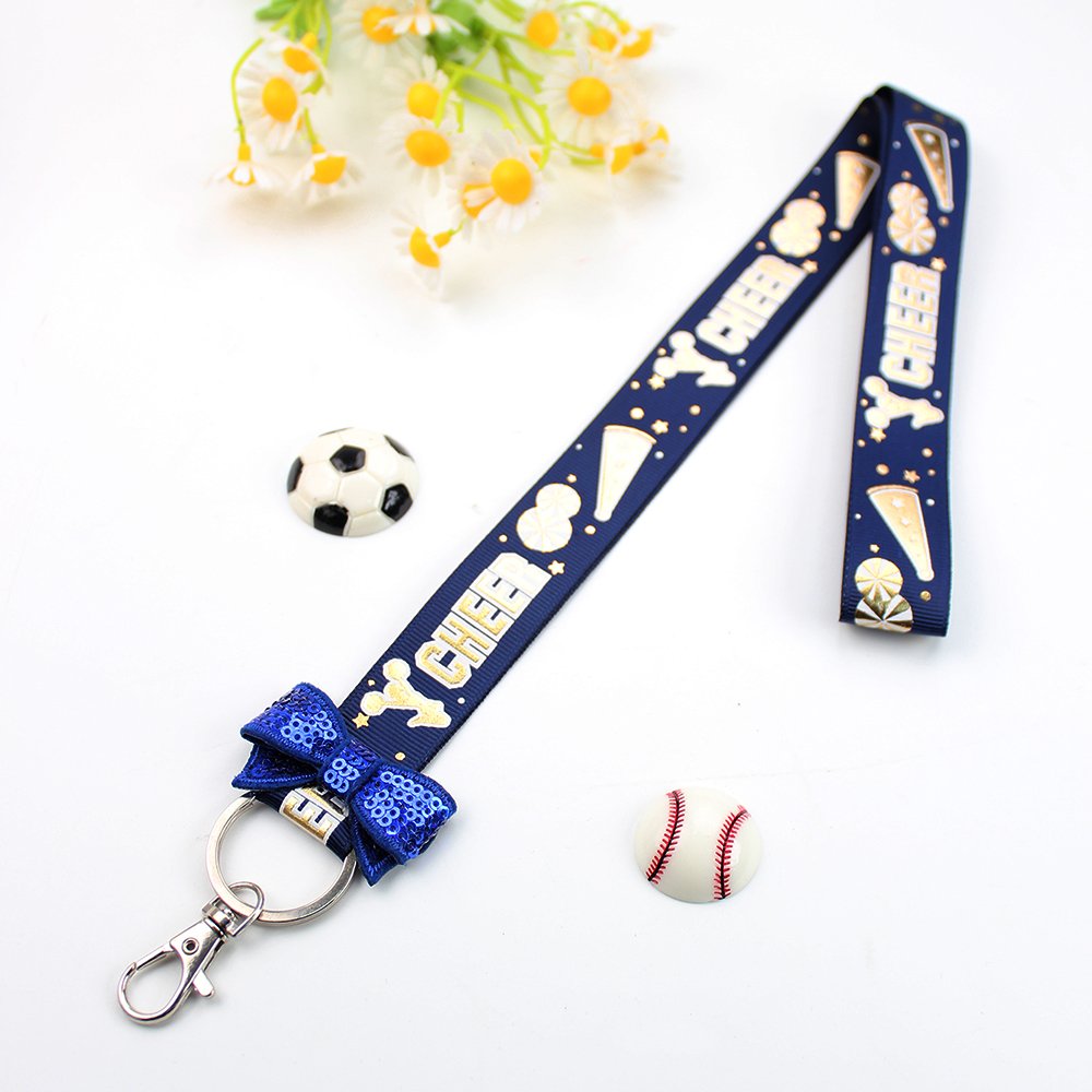 18inch Student Pass Lanyard Neck Hanging Lanyards For Keys Id Card Holder Employee Card Badge Holder Sport Cheerleading Keyring