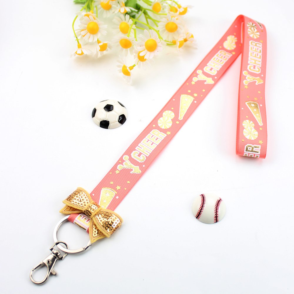 18inch Student Pass Lanyard Neck Hanging Lanyards For Keys Id Card Holder Employee Card Badge Holder Sport Cheerleading Keyring