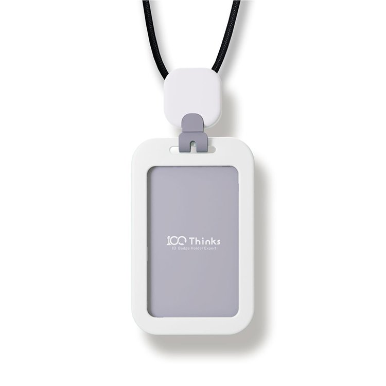 Fashionable Silicone Badges Reel ABS ID Card and Photo/credit Card Holder