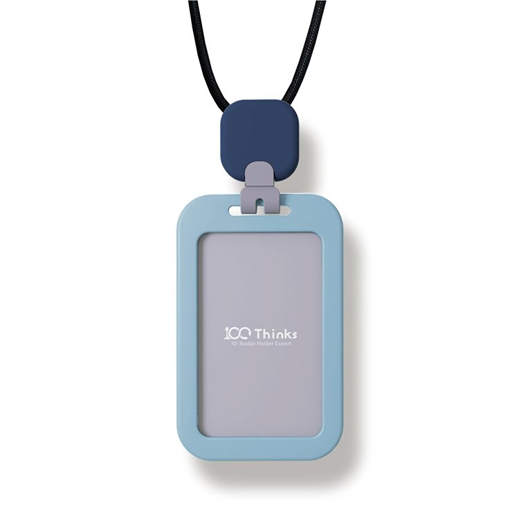 Fashionable Silicone Badges Reel ABS ID Card and Photo/credit Card Holder