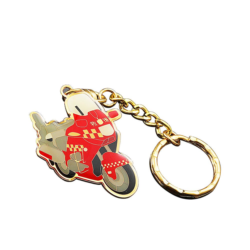 Custom 2D 3D Shape Children's School Bag Pendant Keychain High Quality Alloy Metal with Drip Glue Quality Logo Souvenir Key