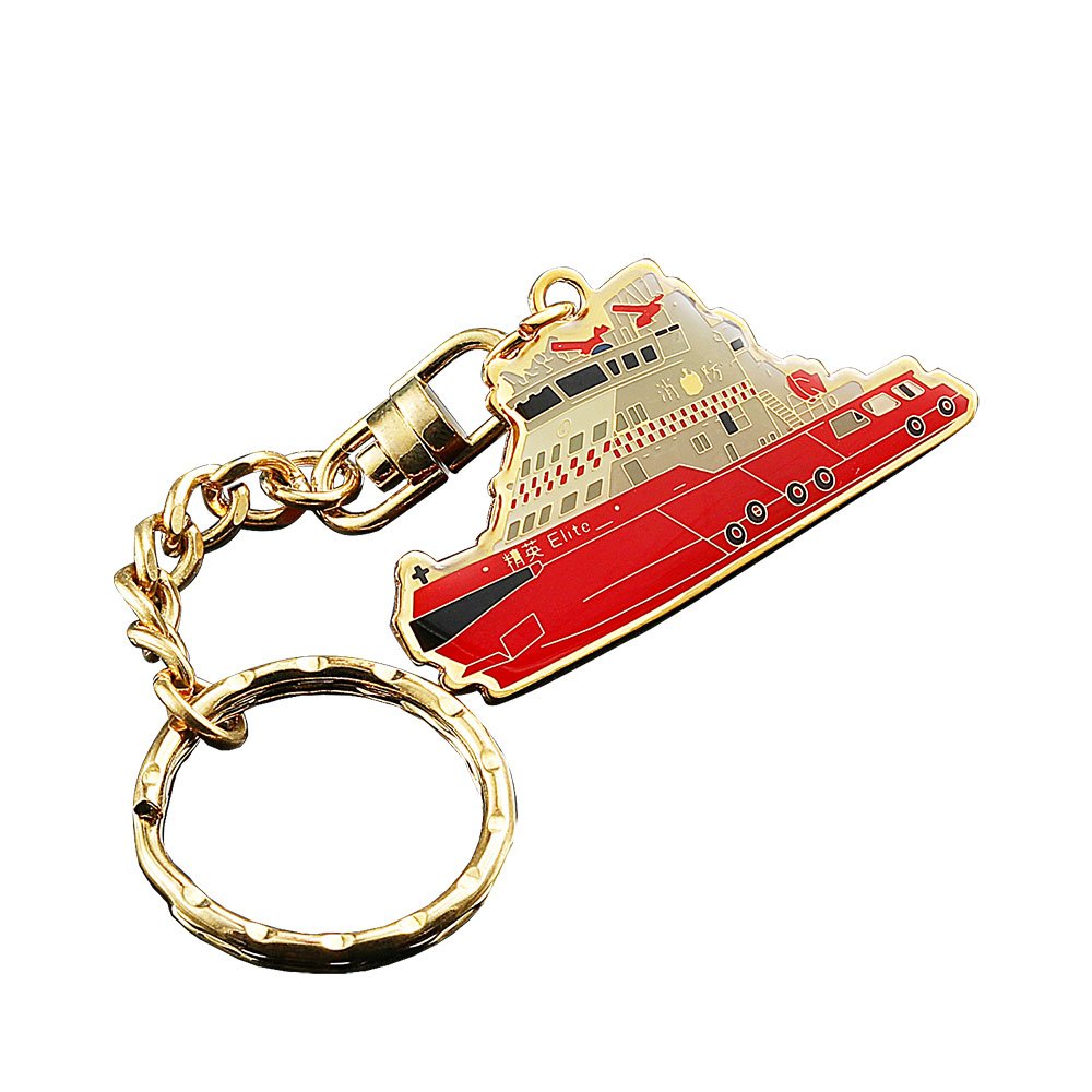 Custom 2D 3D Shape Children's School Bag Pendant Keychain High Quality Alloy Metal with Drip Glue Quality Logo Souvenir Key