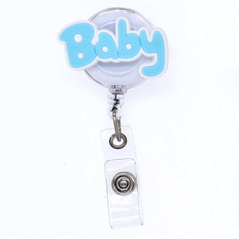 Wholesale PVC Rubber Custom Plastic Badge Reel Medical Field Retractable Badge Card Nurse Accessories Uniform Decoration