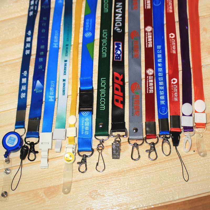 Custom Breakaway Sublimation Keychain Lanyards With Logo Custom Polyester Lanyard