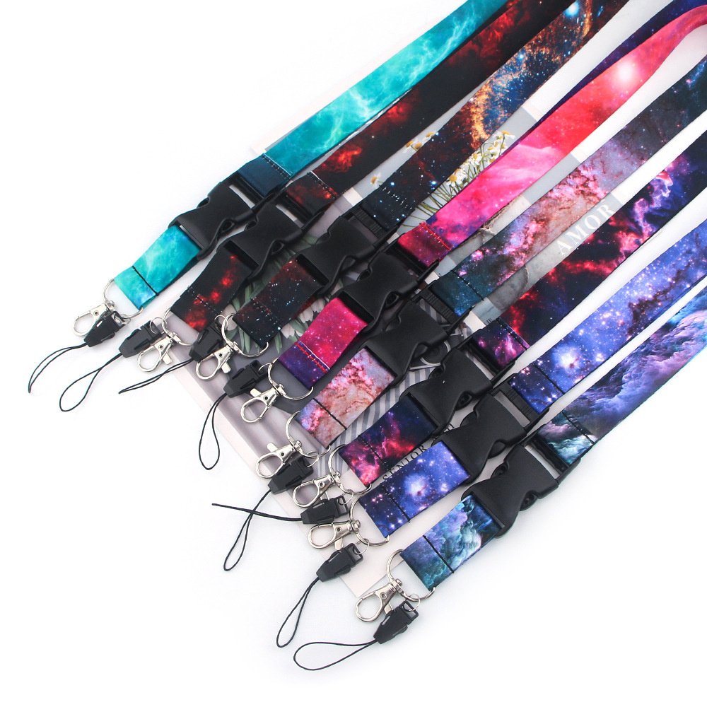 Custom Breakaway Sublimation Keychain Lanyards With Logo Custom Polyester Lanyard