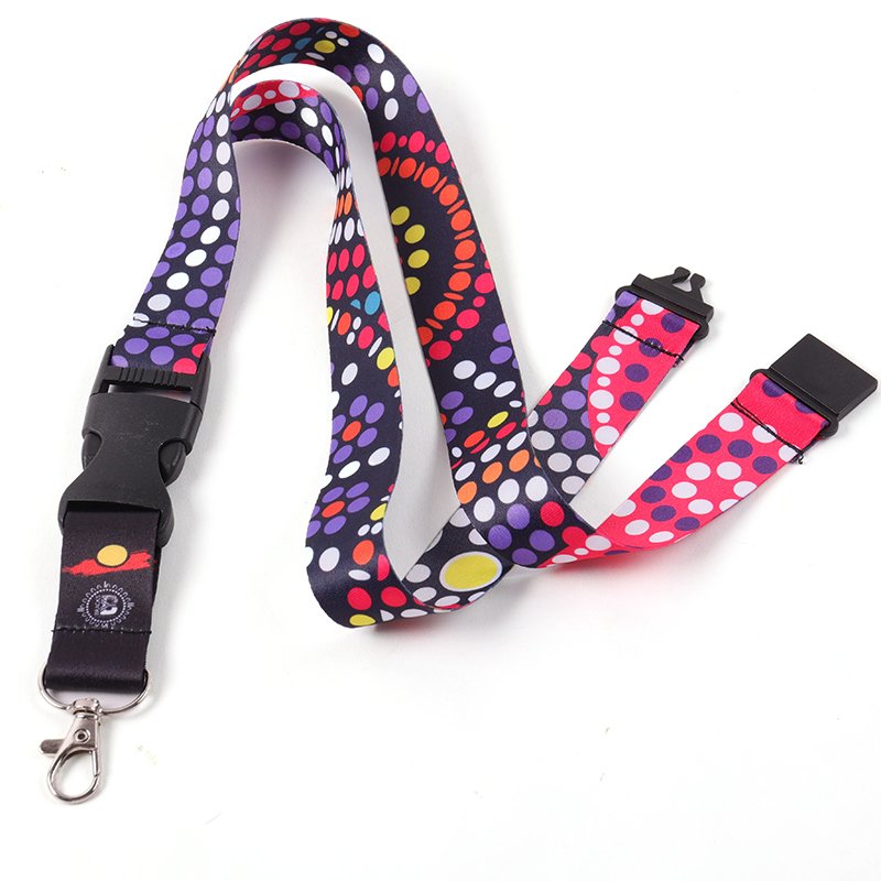 High-quality transfer print lanyard custom Printed neck strap printed lanyards