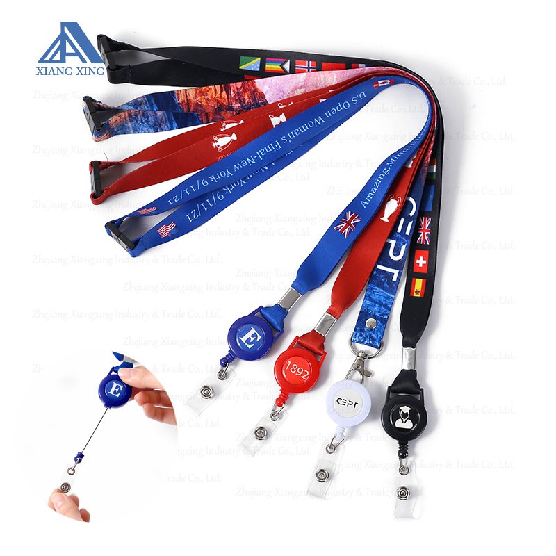 Black Long Neck Strap Band Lanyard For Phone, USB, Key, ID Name Tag Badge Holder