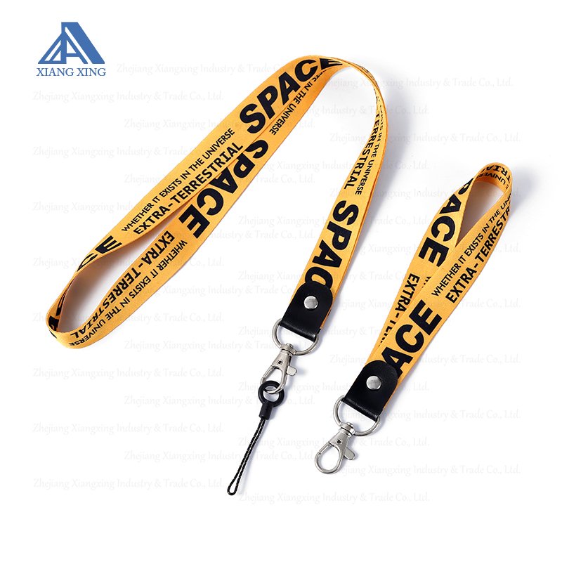 Black Long Neck Strap Band Lanyard For Phone, USB, Key, ID Name Tag Badge Holder