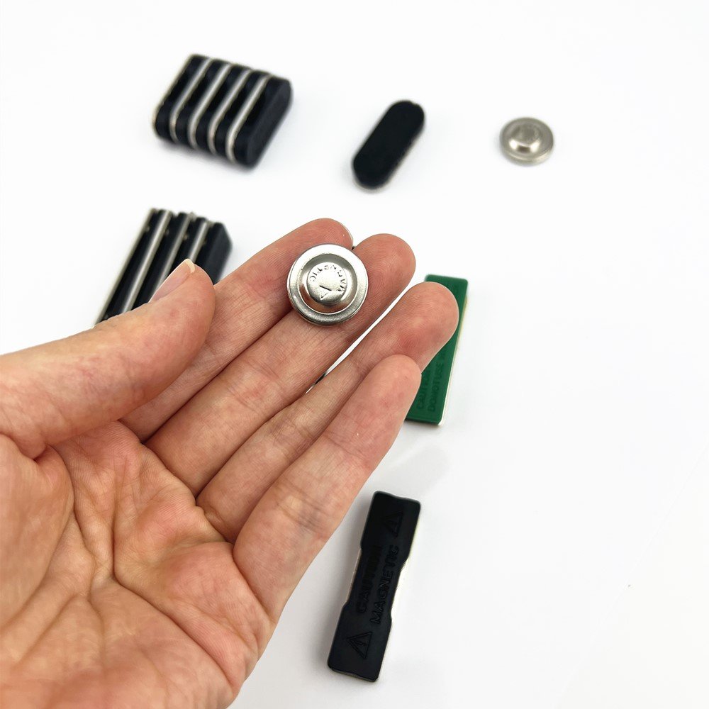 Factory Direct Sale Neodymium Magnet 17mm Round Magnetic Name ID Badge Holder
