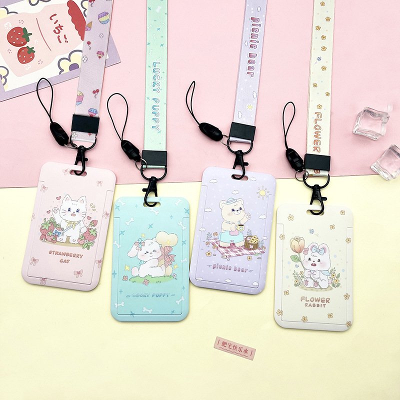 Chess Badge Cute Little Cat Cartoon Holder Oem Customized Custom Pattern Custom Card Holder Chess Tournament Chess Oem