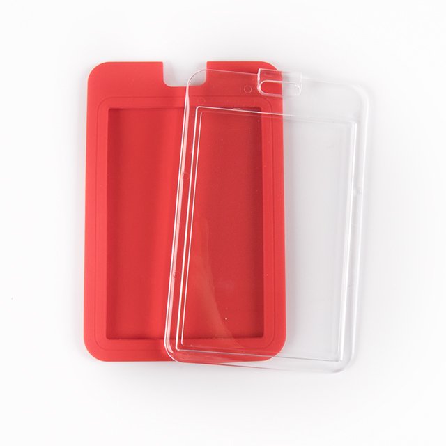 Silicone Badge Card Holder Heavy Duty Horizontal ID Badge Holder Neck Strap ID Card Business Card Offices Supplies T627