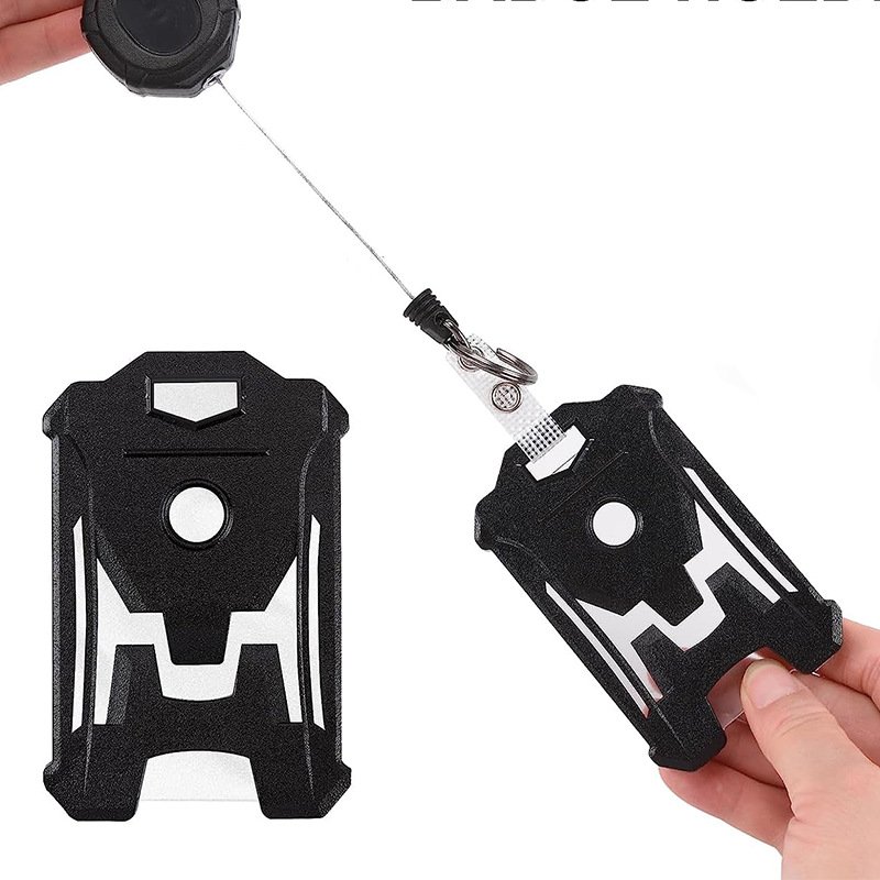 American Style Heavy Duty Durable Hard Plastic ID Card Holder Portable Tactical Badge Holders