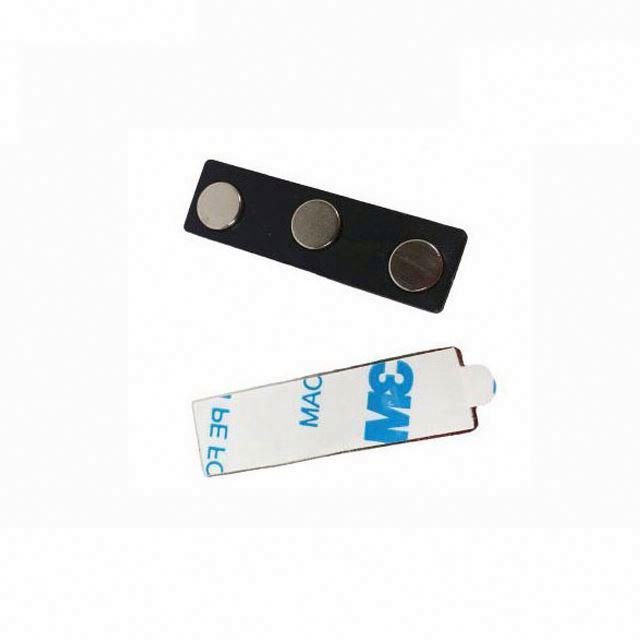 Custom Nickel-Coating Magnet ID Badge Holder Reusable Name Badge Magnetic Name Tag