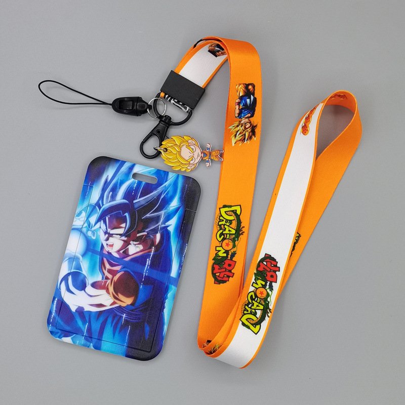 Dragonballl Anime multiple id working card badge holder with lanyard
