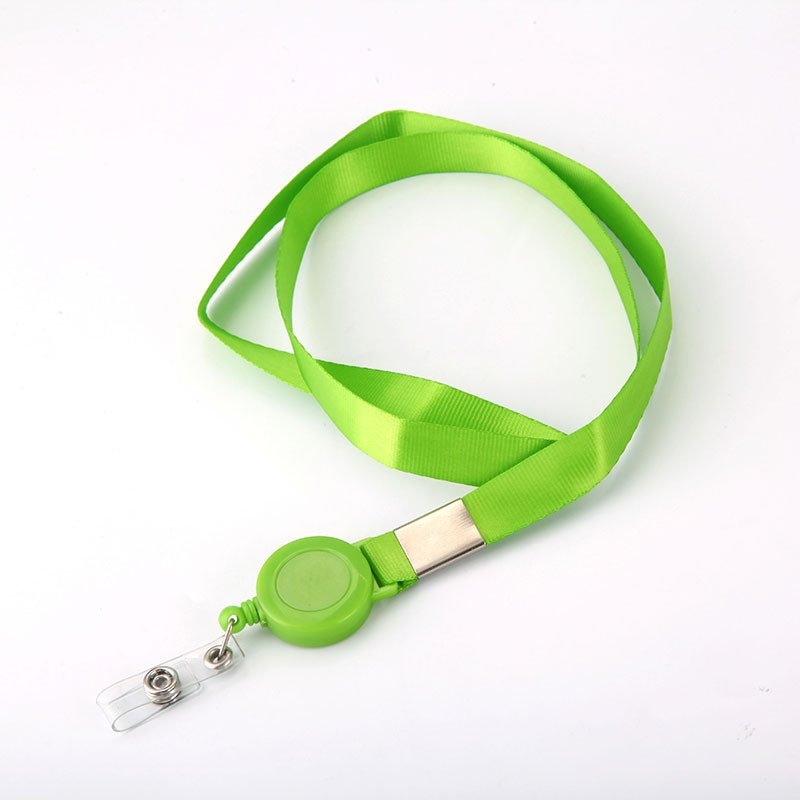 promotional polyester nylon woven sublimation printed retractable breakaway Badge Id Card Holder lanyard neck strap for teacher