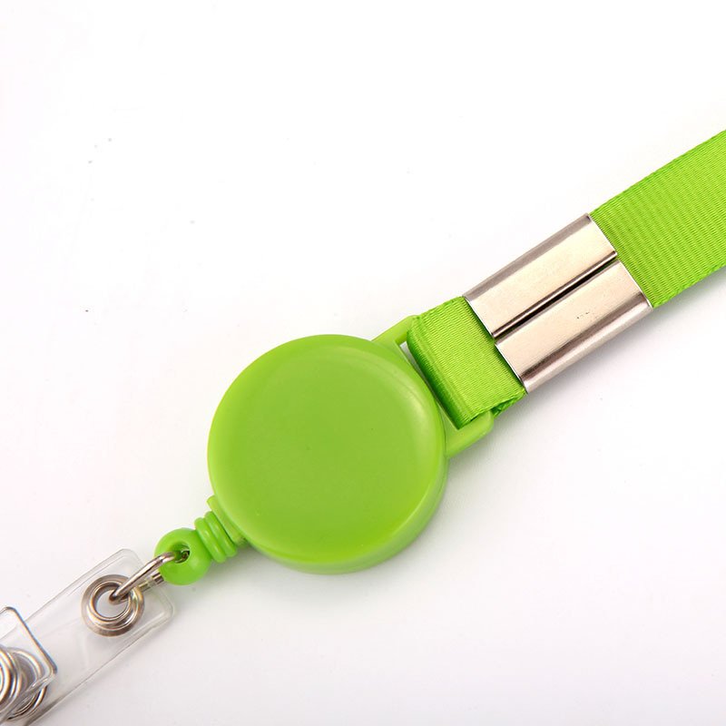 promotional polyester nylon woven sublimation printed retractable breakaway Badge Id Card Holder lanyard neck strap for teacher