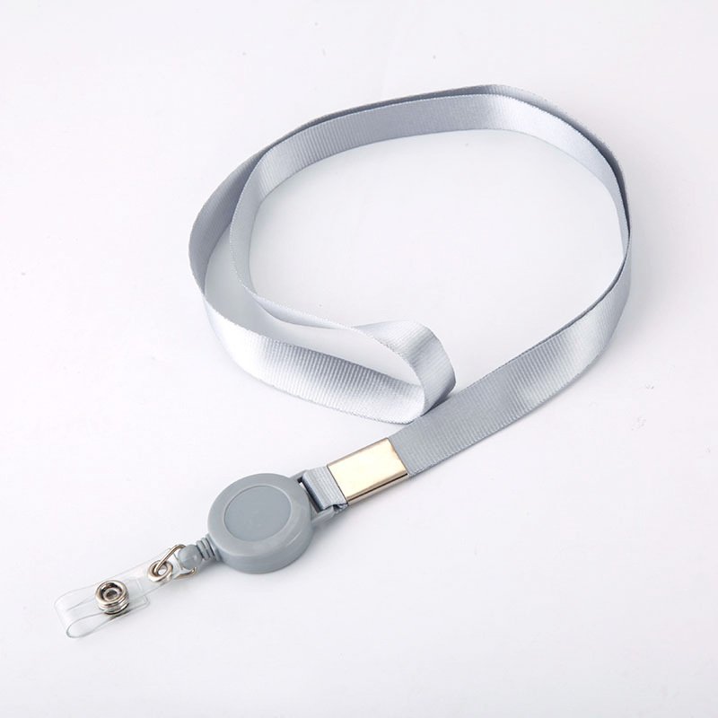 promotional polyester nylon woven sublimation printed retractable breakaway Badge Id Card Holder lanyard neck strap for teacher