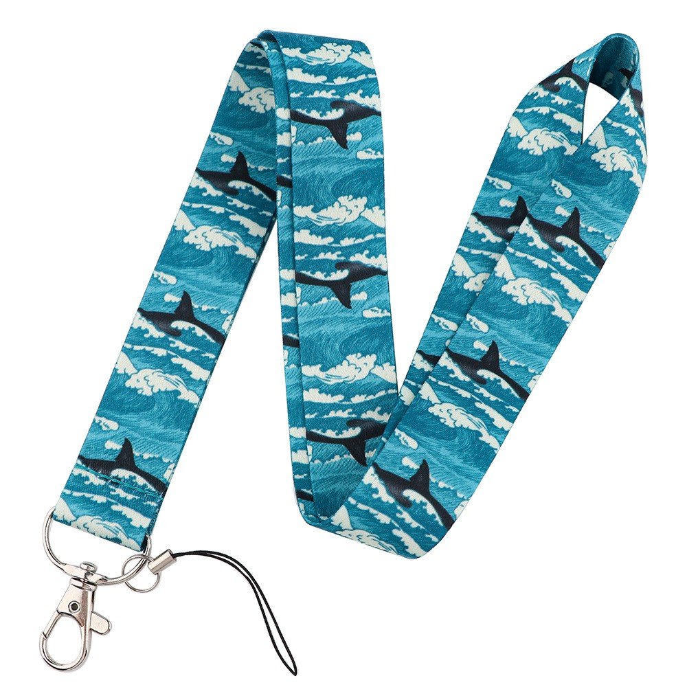 Custom Logo Designer Anime Woven Satin Nylon Polyester Lanyards Sublimated Printing Blank Neck ID Badge Card Holder