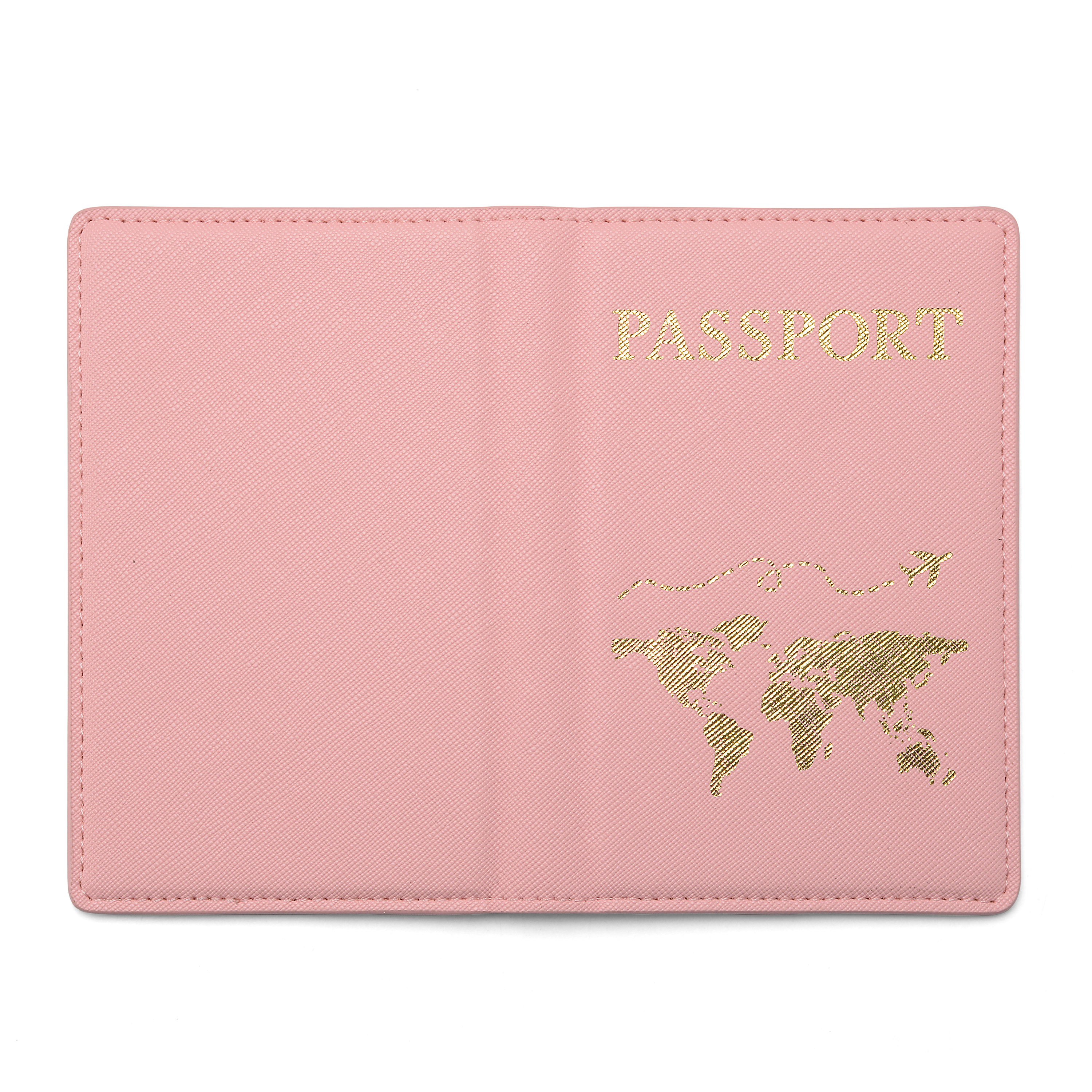 New combination business passport holder with travel luggage tag hotel promotional gift customizable badges travel kit organizer