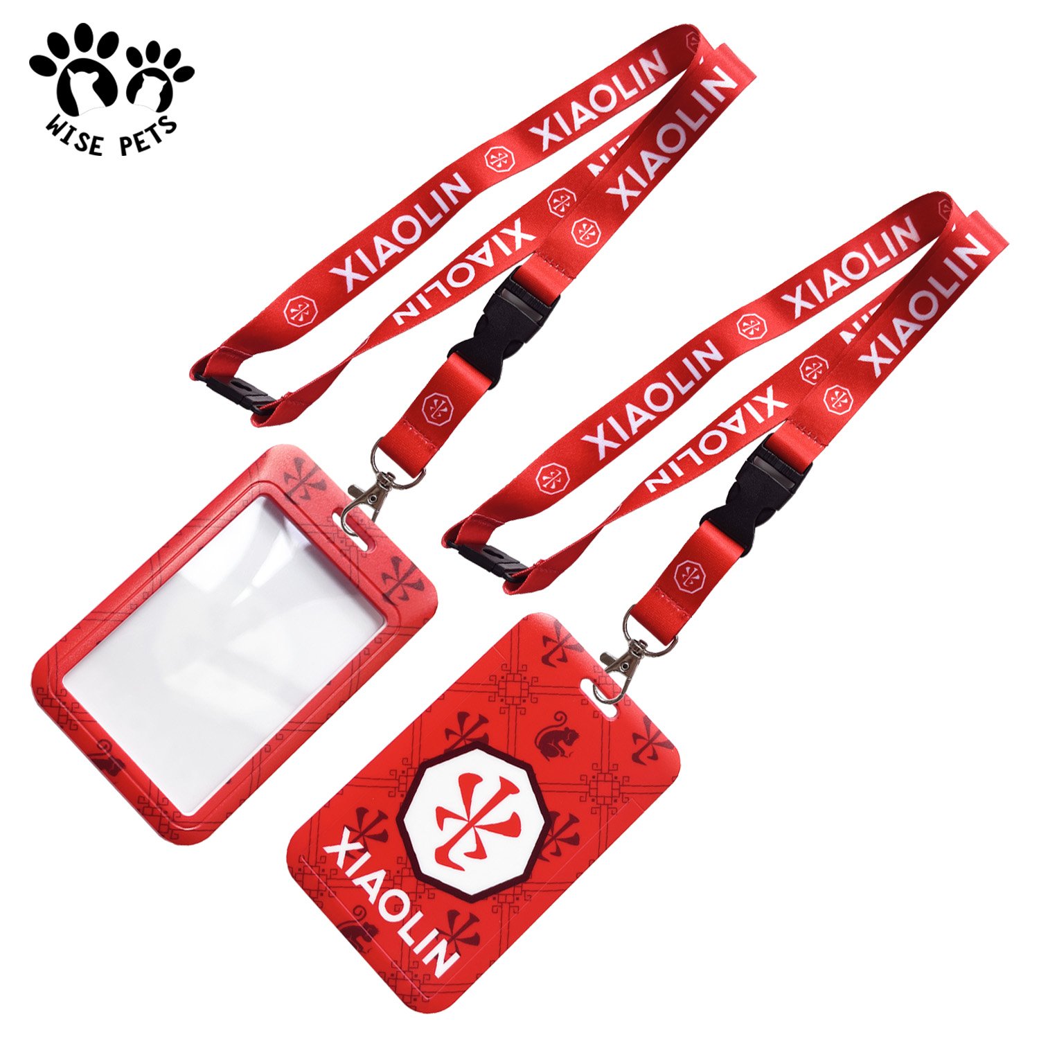 New Design ABS Hard Name Tag Card Sleeve Custom Sublimation Print Neck Lanyard Plastic Badge Holder Personalized Id Card Holder