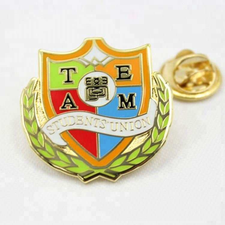 Pin Badge Manufacturer Patterned Holder Enamel Volunteer Custom Round With Logo Ireland Football Badges Army Metal Makers
