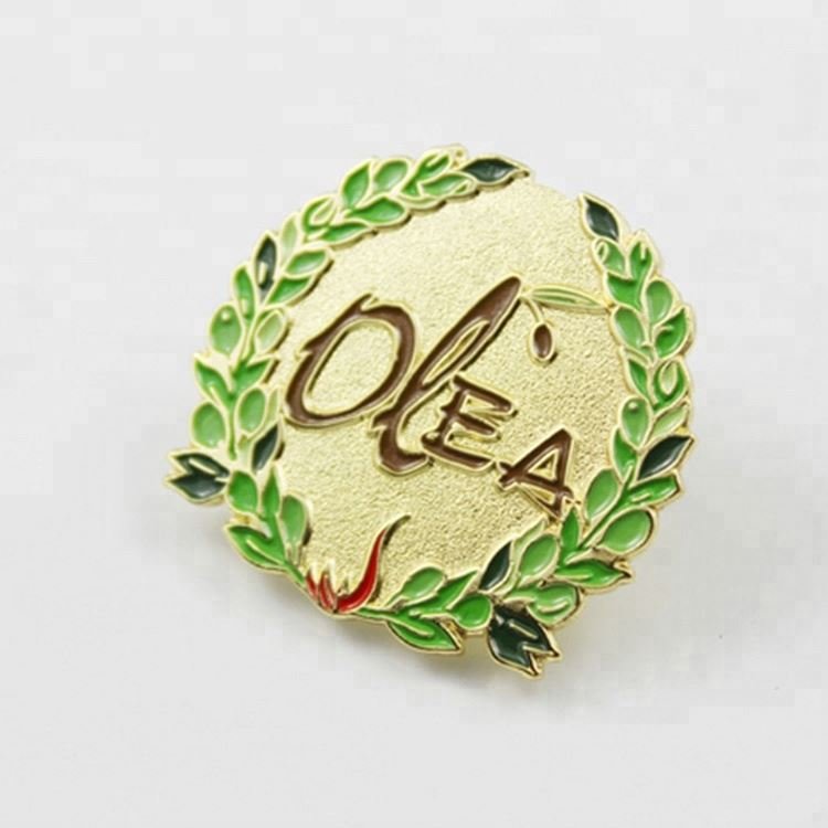 Pin Badge Manufacturer Patterned Holder Enamel Volunteer Custom Round With Logo Ireland Football Badges Army Metal Makers