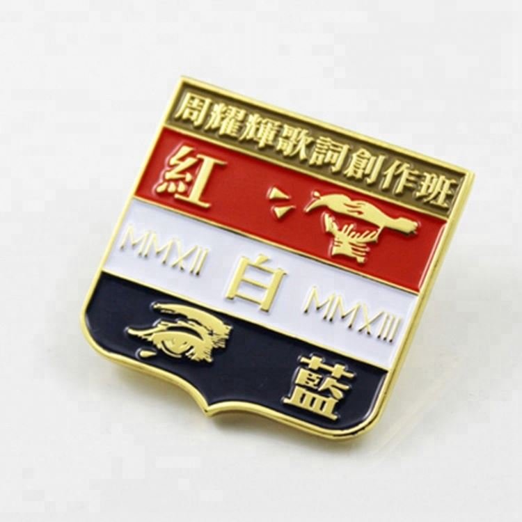 Pin Badge Manufacturer Patterned Holder Enamel Volunteer Custom Round With Logo Ireland Football Badges Army Metal Makers