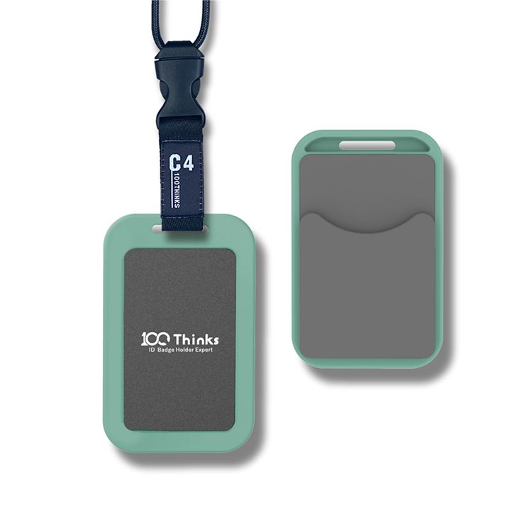 Customized PVC LOGO ID Card Badge Holder Stylish ABS Photo/ Credit/ Business Card Holder with Fashionable Business Style Gifts