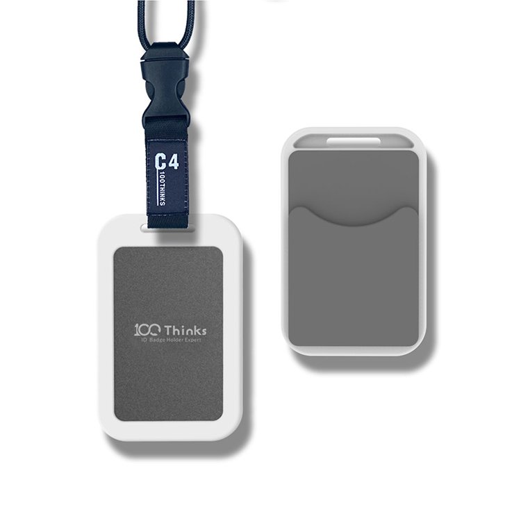 Customized PVC LOGO ID Card Badge Holder Stylish ABS Photo/ Credit/ Business Card Holder with Fashionable Business Style Gifts