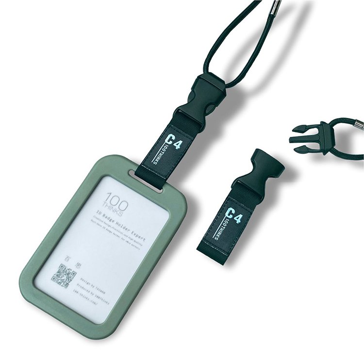 Customized PVC LOGO ID Card Badge Holder Stylish ABS Photo/ Credit/ Business Card Holder with Fashionable Business Style Gifts