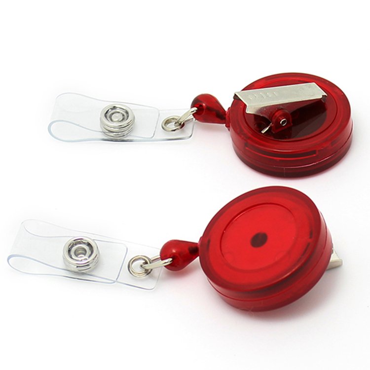 High Quality Customized Design Card Holder Badge holder retractable Reels with Logo
