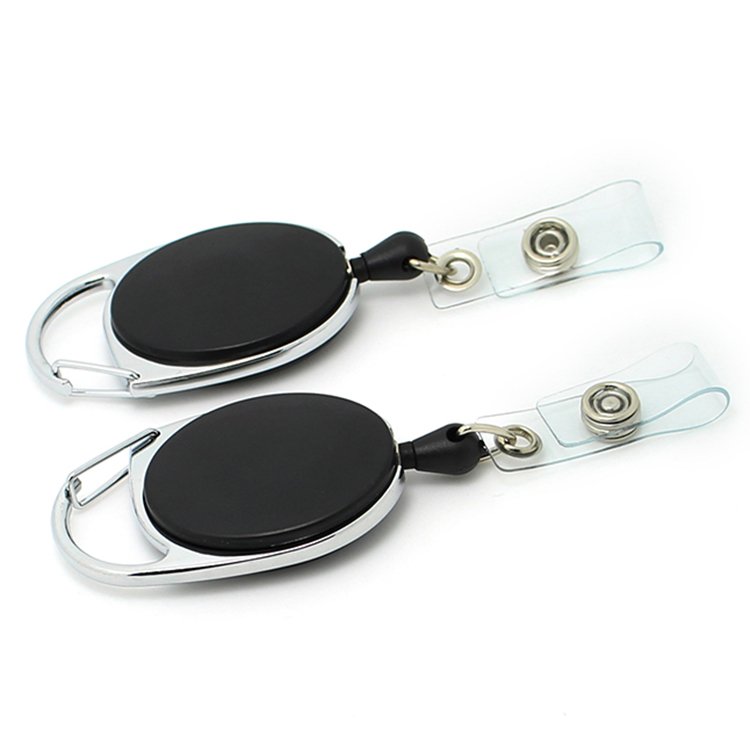 High Quality Customized Design Card Holder Badge holder retractable Reels with Logo