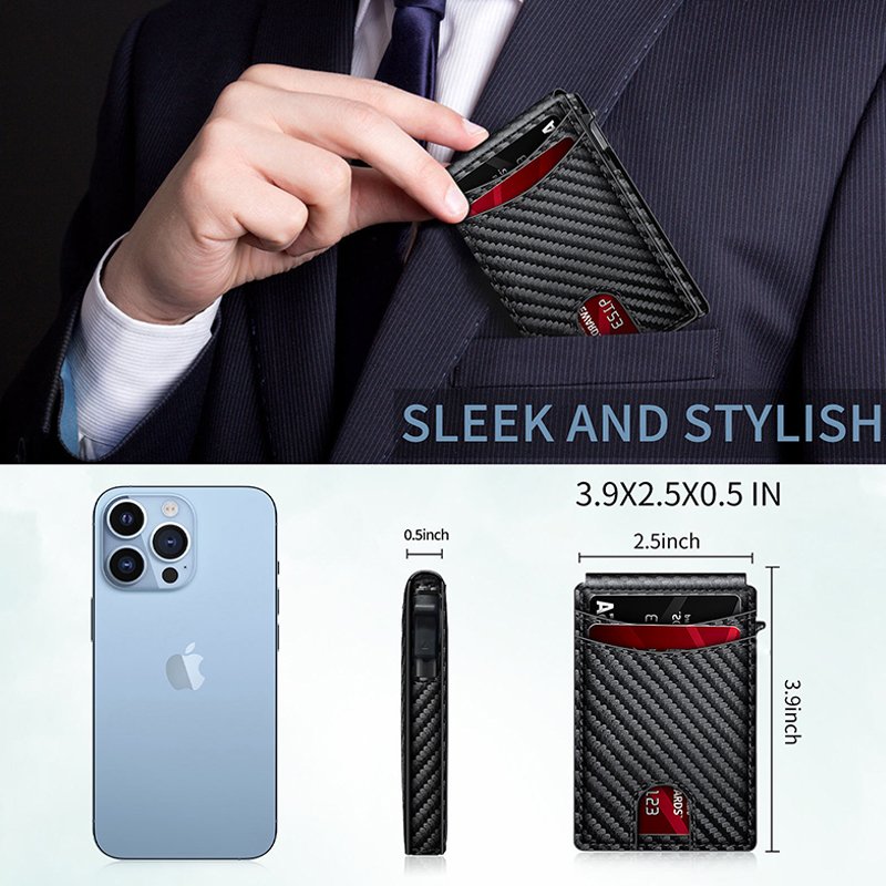 Modern Credit Card Holder Bifold Tactical Sublimation Wallet Blank Slim Leather Wallet For Men