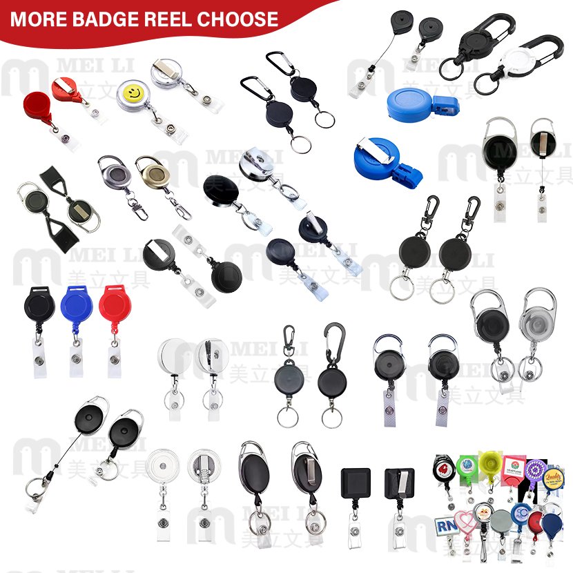 Design Office Supplies Clear Acrylic Hard Plastic Multi-use Badge Work ID Card Holder Protector Cover Case ID Card Holder