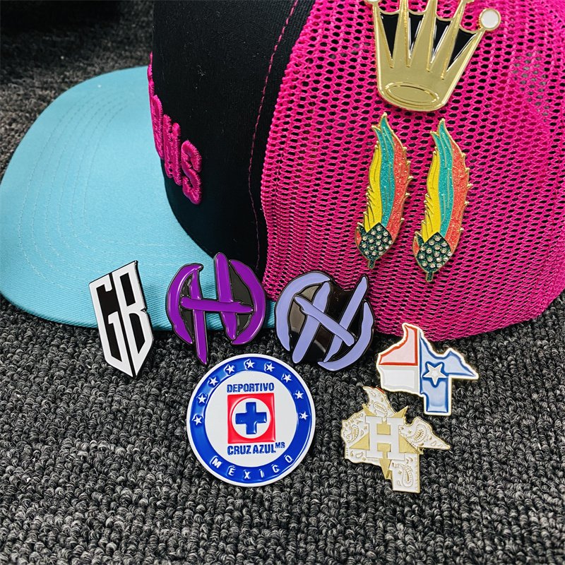 Custom Metal Badges Enamel Mexican Cap Pin Aggregate Flag Coloring Car Chevy Lapel Pin For Chapo Hat Pin