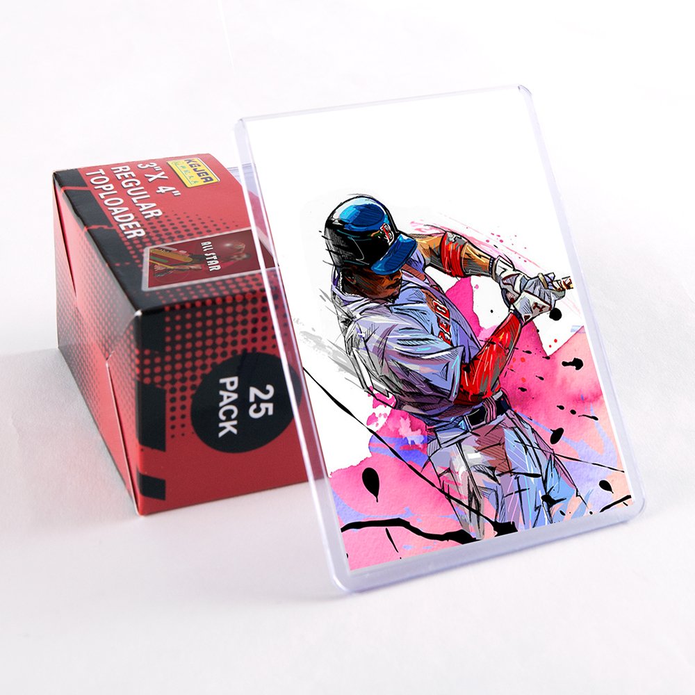 Card Case Holder For Trading Cards Hard Plastic Protector Display Case For Baseball Sport Cards