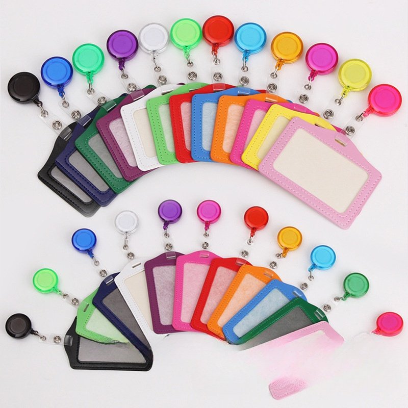 Custom decorative retractable id card working badge holder / yoyo / colorful badge reel
