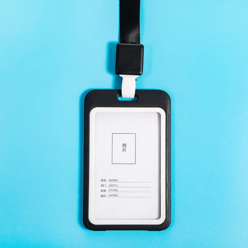 QORI rfid hot sale necklaces with id card holder metal crafts