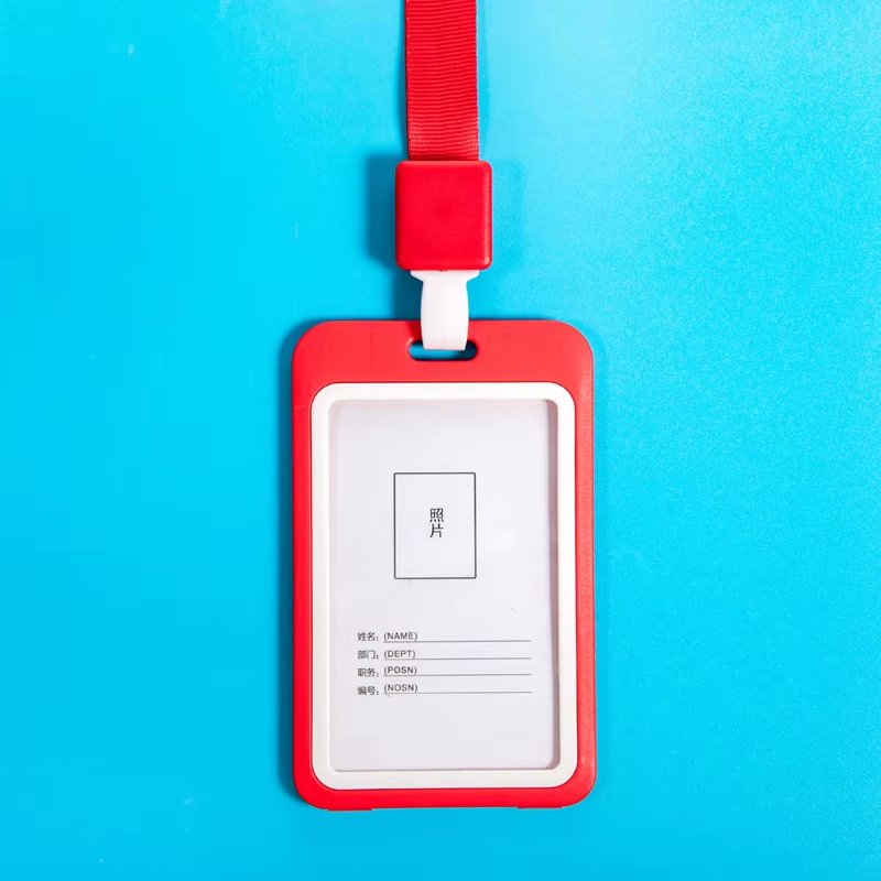 QORI rfid hot sale necklaces with id card holder metal crafts