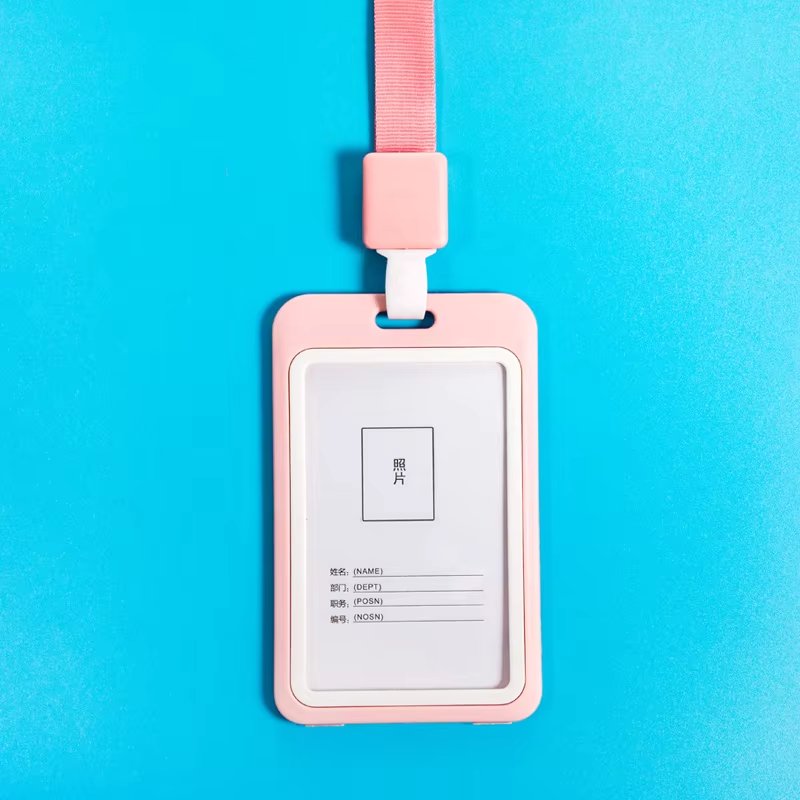 QORI rfid hot sale necklaces with id card holder metal crafts