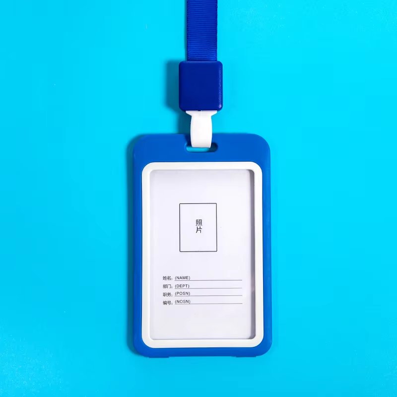 QORI rfid hot sale necklaces with id card holder metal crafts