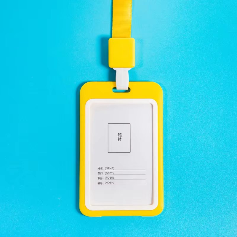 QORI rfid hot sale necklaces with id card holder metal crafts