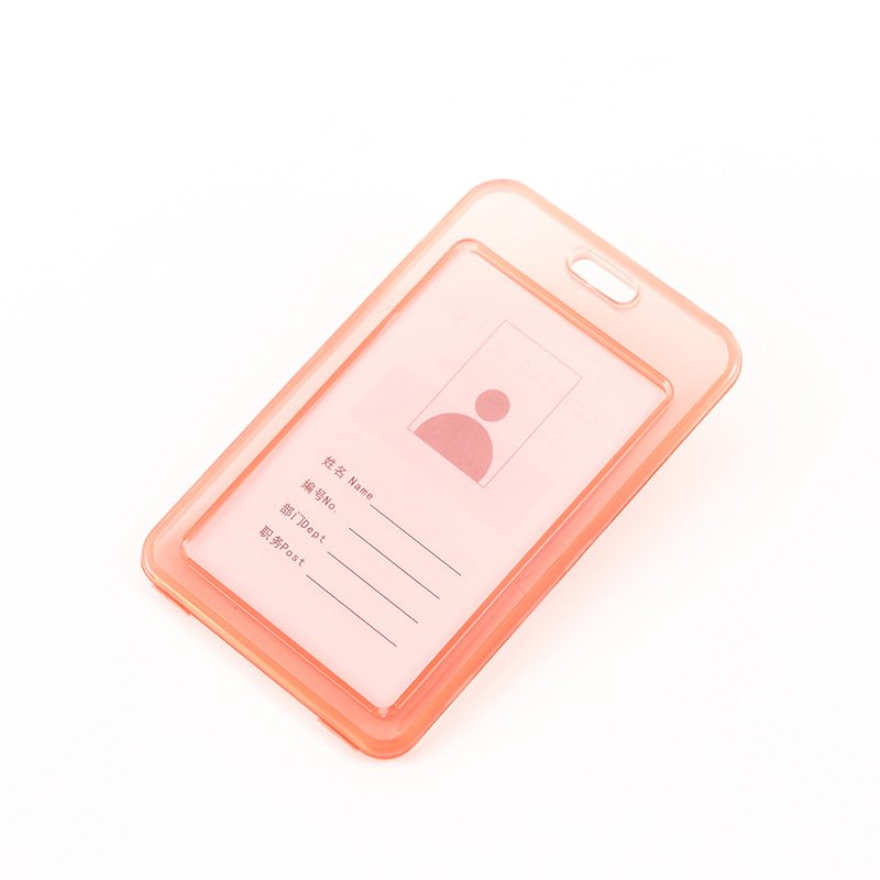 Double side Multi-color PP Card Holder/PP Plastic name badge holder