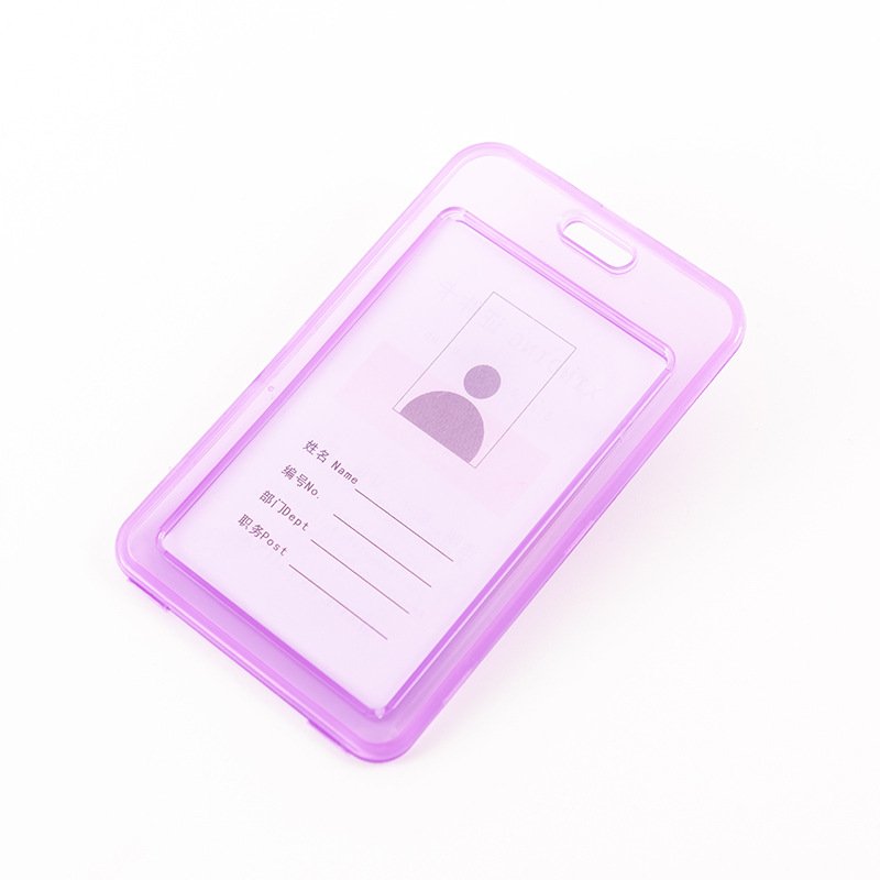 Double side Multi-color PP Card Holder/PP Plastic name badge holder